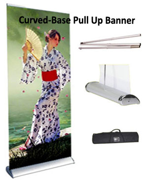 Curved Base Pull Up Banner